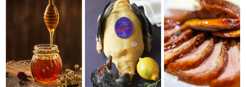 Recette gourmande : Canette Excellence Miéral laquée au miel et épices, purée de patate douce